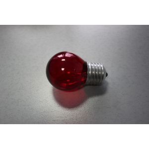 Лампа накаливания 10 Вт G45 красная