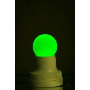 Светодиодная лампа 0,5W G40 зеленый