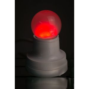 Светодиодная лампа 0,5W G40 красный